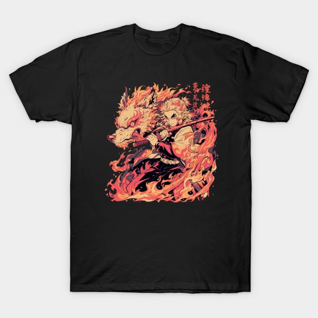 rengoku T-Shirt by peterdoraki